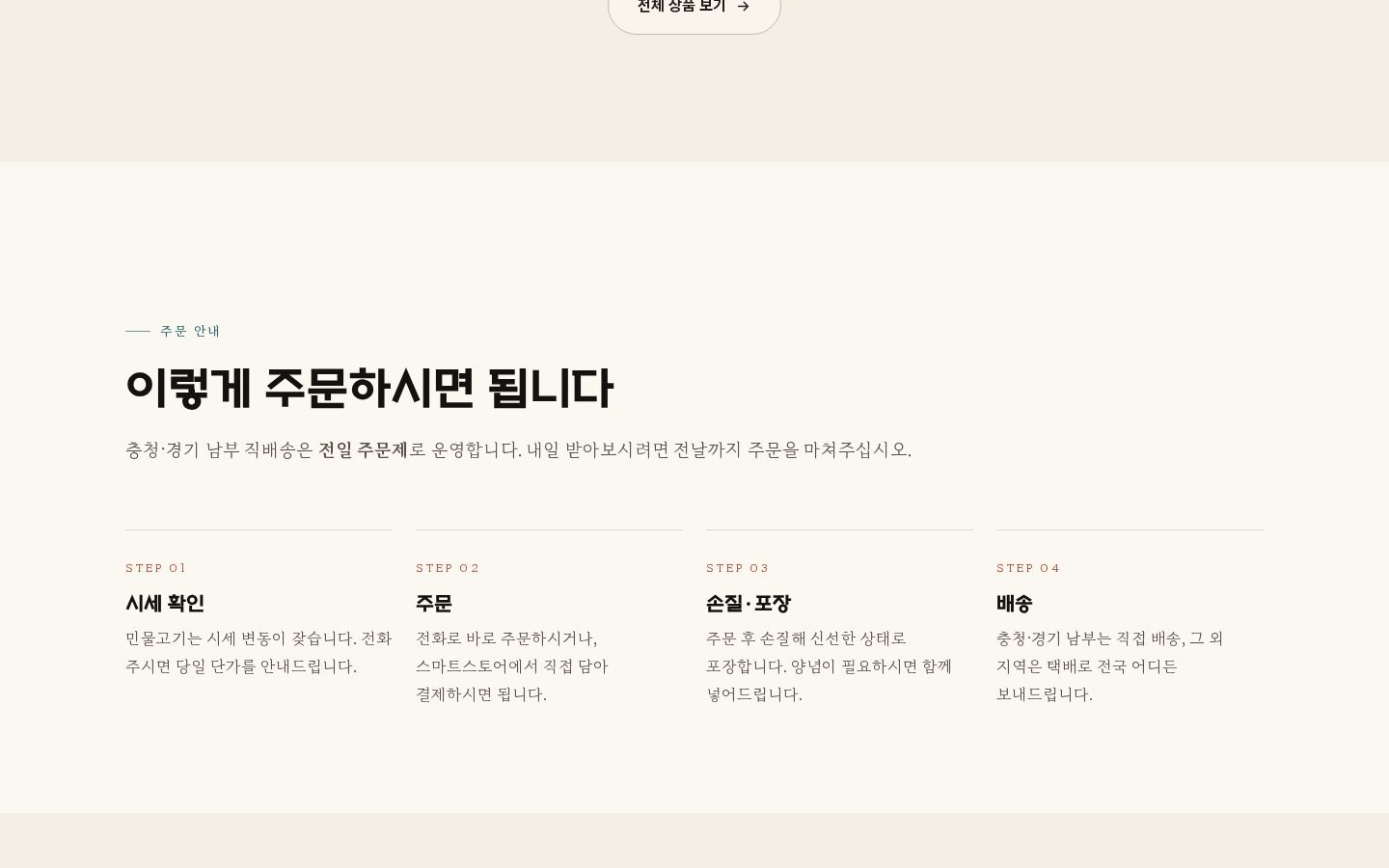 주문 안내 — 시세 확인부터 배송까지 4단계